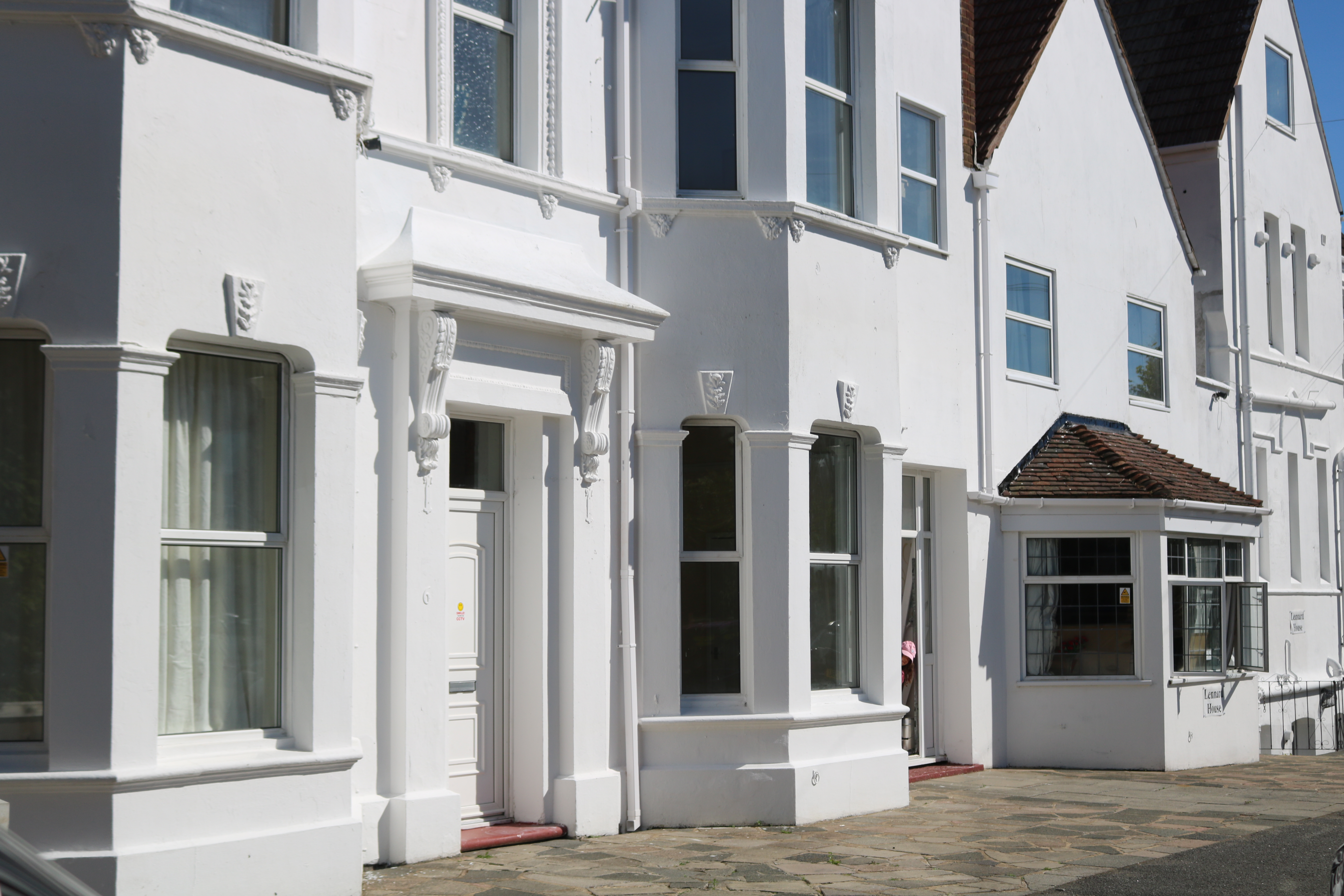 Front view of Lennard House